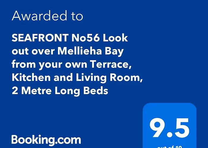 Beachfront With Seaviews No56 Award Winner Unbeatable Location For Closeness To The Sea Ideal For Guests Looking For Winter Spring And Autumn Breaks In Sunny Malta Also Ideal For Coastal Hikers